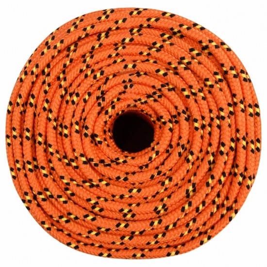 Valties virvė, oranžinės spalvos, 10mm, 50m, polipropilenas