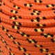 Valties virvė, oranžinės spalvos, 12mm, 100m, polipropilenas