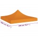 Proginės palapinės stogas, oranžinės spalvos, 2x2m, 270 g/m²