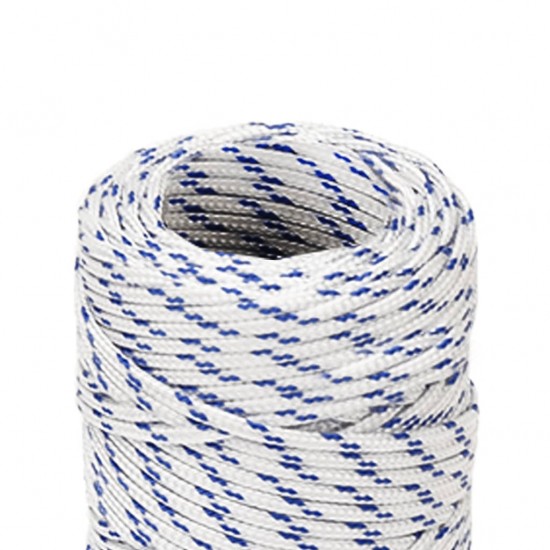 Valties virvė, baltos spalvos, 2mm, 250m, polipropilenas
