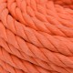 Darbo virvė, oranžinės spalvos, 10mm, 25m, polipropilenas