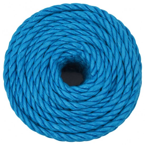Darbo virvė, mėlynos spalvos, 14mm, 25m, polipropilenas