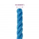Darbo virvė, mėlynos spalvos, 14mm, 25m, polipropilenas