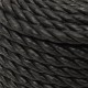 Darbo virvė, juodos spalvos, 12mm, 50m, polipropilenas