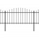 Sodo tvora su iečių viršug., juoda, (1,25-1,5)x13,6m, plienas