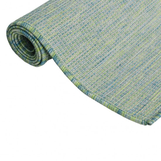Lauko kilimėlis, turkio spalvos, 80x150cm, plokščio pynimo
