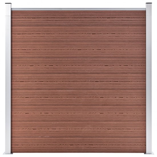Sodo tvora, rudos spalvos, 1737x186cm, WPC