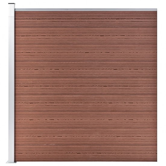 Sodo tvora, rudos spalvos, 1737x186cm, WPC
