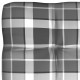 Pagalvėlės sofai iš palečių, 7vnt., pilkos spalvos, languotos