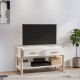 Televizoriaus spintelė, baltos spalvos, 82x38x45cm, mediena