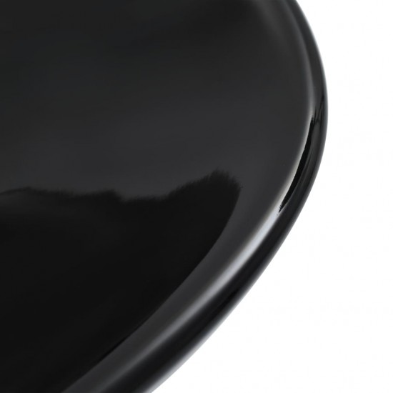 Praustuvas, juodos sp., 58,5x39x14 cm, keramika