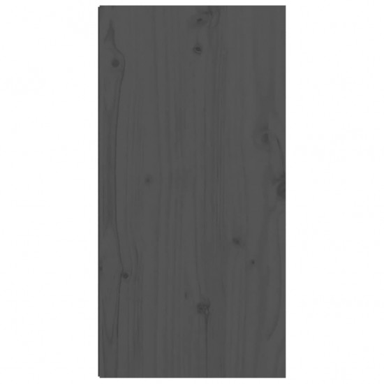 Sieninė spintelė, pilka, 30x30x60cm, pušies medienos masyvas