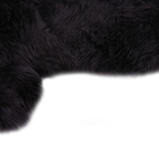 Avies kailio kilimėlis, tamsiai pilkos spalvos, 60x90 cm