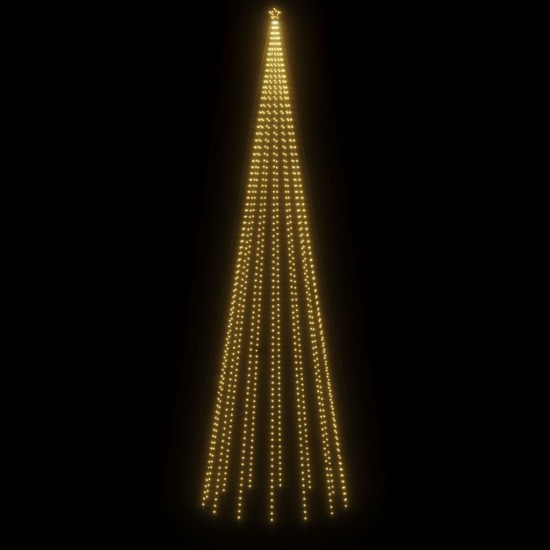 Kalėdų eglutė, 230x800cm, kūgio formos, 1134 šiltos baltos LED