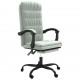 Atlošiama biuro kėdė, šviesiai pilkos spalvos, aksomas