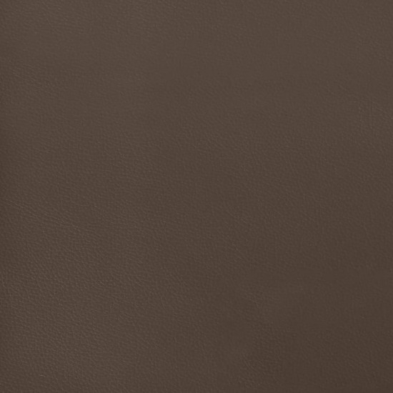 Spyruoklinis čiužinys, rudas, 160x200x20 cm, dirbtinė oda