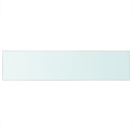 Lentynos plokštė, skaidrus stiklas, 110x25 cm