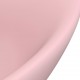 Prabangus praustuvas, matinis rožinis, 58,5x39cm, keramika