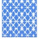 Lauko kilimas, mėlynos ir baltos spalvos, 160x230cm, PP