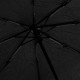 Automatinis sulankstomas skėtis, juodos spalvos, 95cm