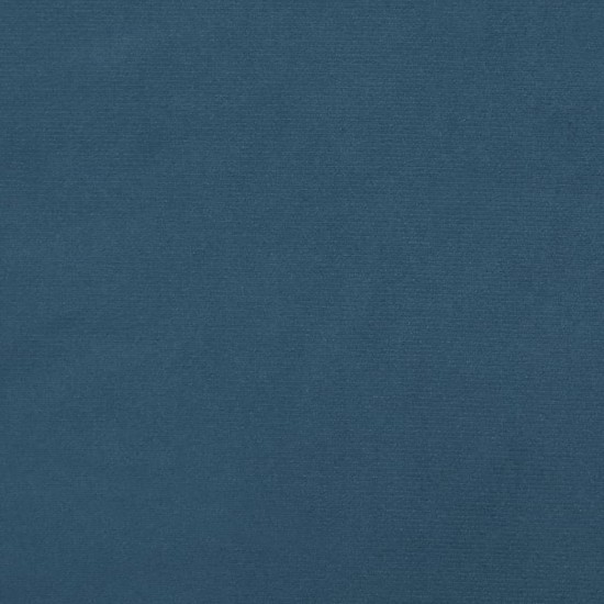 Lovos rėmas su spyruoklėmis, mėlynas, 200x200 cm, aksomas