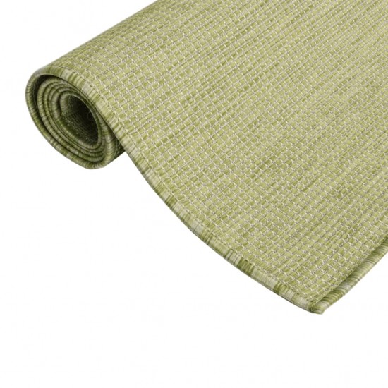 Lauko kilimėlis, žalios spalvos, 200x280cm, plokščio pynimo