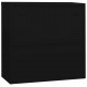 Biuro spintelė, juodos spalvos, 90x40x90cm, plienas