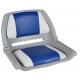 Valties sėdynės, 2 vnt., 41x51x48cm, mėlynos-baltos pagalvės