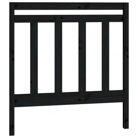 Ištraukiama lova, juoda, 2x(90x190)cm, pušies medienos masyvas