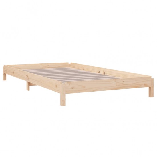 Sudedama lova, 100x200cm, pušies medienos masyvas