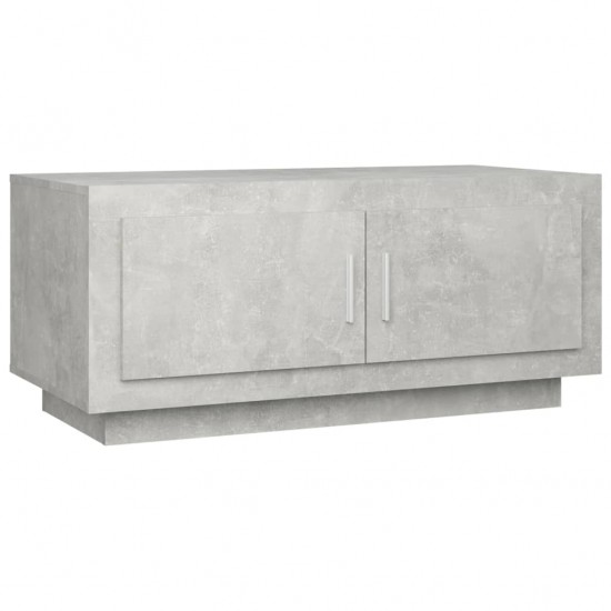 Kavos staliukas, betono pilkas, 102x50x45cm, apdirbta mediena