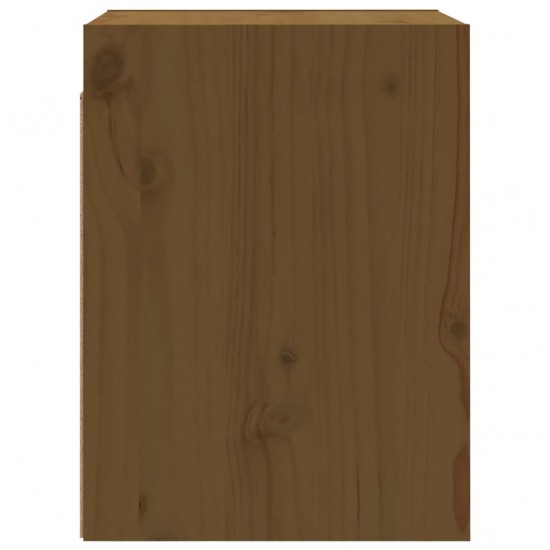 Sieninė spintelė, medaus ruda, 30x30x40cm, pušies masyvas