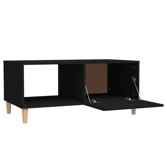 Kavos staliukas, juodos spalvos, 89,5x50x40cm, apdirbta mediena