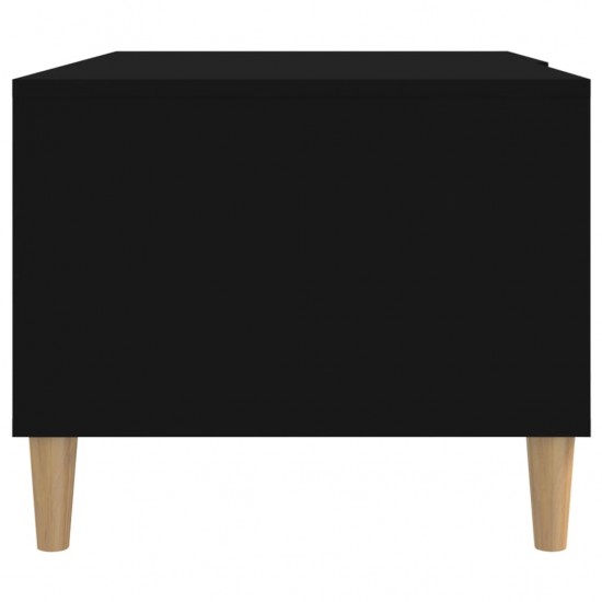 Kavos staliukas, juodos spalvos, 89,5x50x40cm, apdirbta mediena