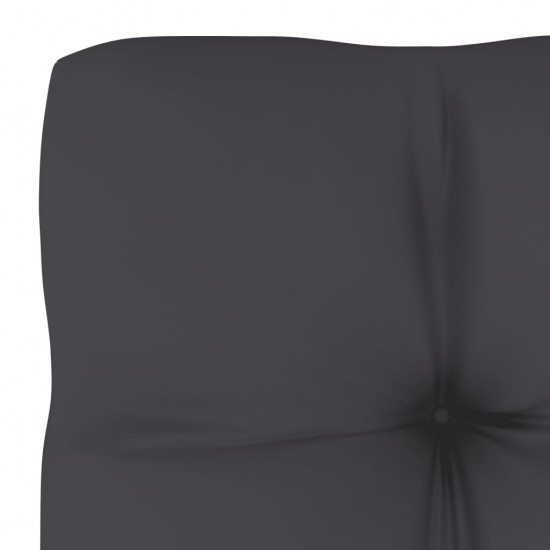Paletės pagalvėlė, antracito spalvos, 70x70x10cm, audinys