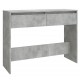 Konsolinis staliukas, betono pilkos spalvos, 100x35x76,5cm, MDP