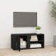 Televizoriaus spintelė, juoda, 80x31,5x36cm, apdirbta mediena