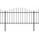 Sodo tvora su iečių viršug., juoda, (1,25-1,5)x11,9m, plienas