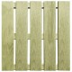 Grindų plytelės, 12vnt., žalios spalvos, 50x50cm, mediena