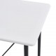 Baro stalas, baltos spalvos, 120x60x110cm, MDF