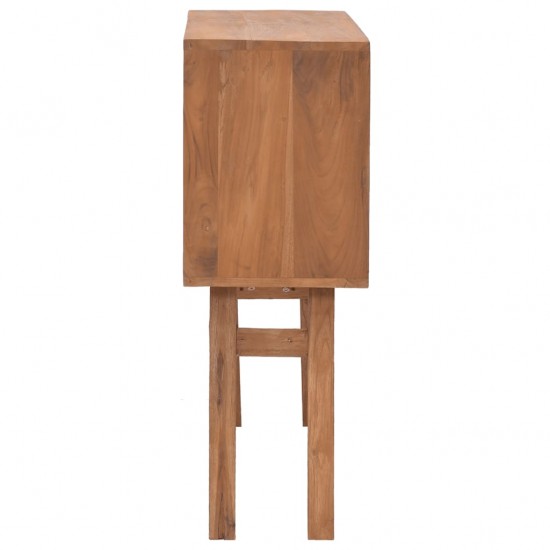 Konsolinis staliukas, 80x30x80cm, tikmedžio medienos masyvas