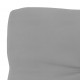 Paletės pagalvėlė, pilkos spalvos, 50x40x10cm, audinys