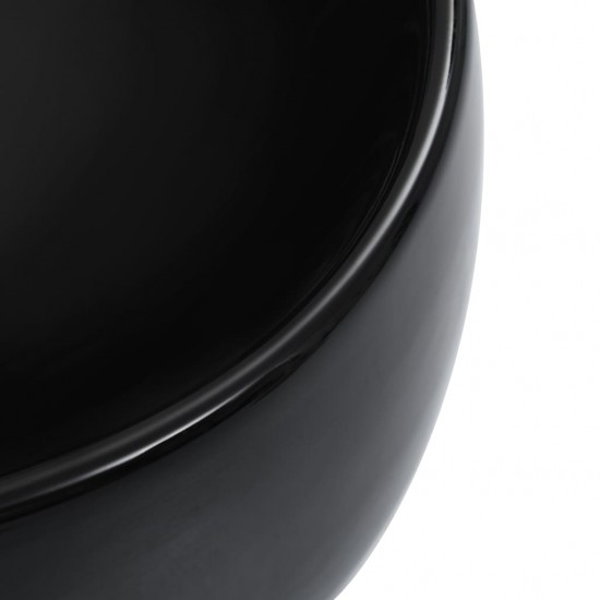 Praustuvas, juodos spalvos, 44,5x39,5x14,5 cm, keramika