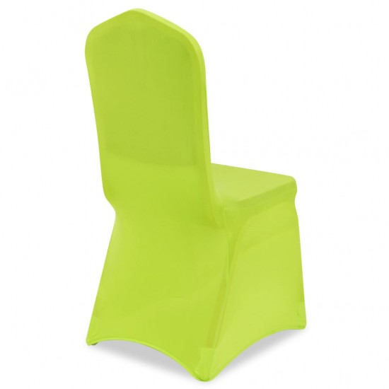 Tamprūs užvalkalai kėdėms, 4 vnt., Žalios spalvos