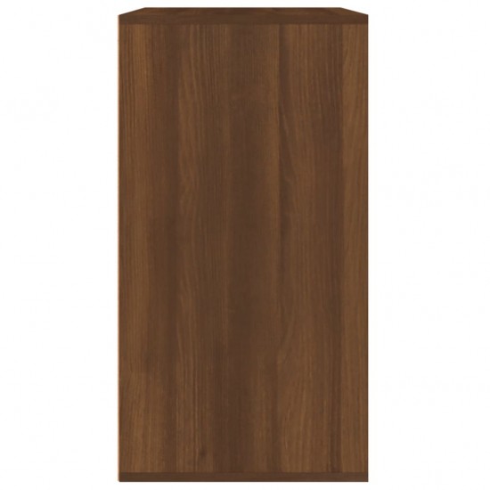 Kosmetikos spintelė, ruda ąžuolo, 80x40x75cm, apdirbta mediena