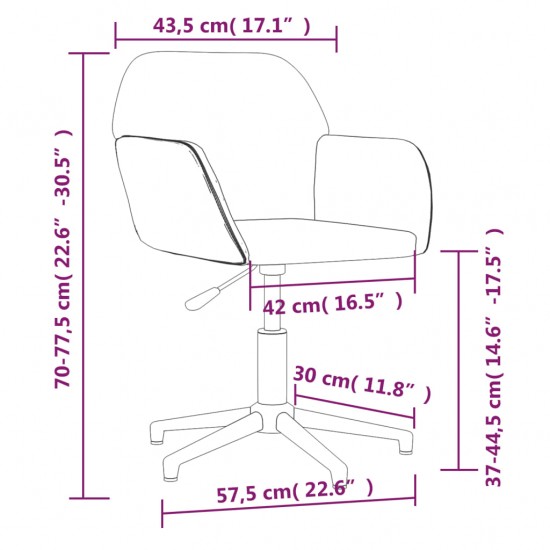 Pasukama biuro kėdė, kreminės spalvos, audinys