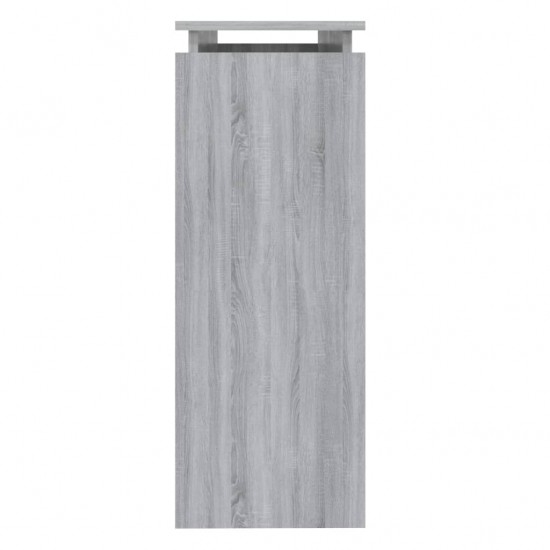Konsolinis staliukas, pilkas ąžuolo, 102x30x80cm, mediena