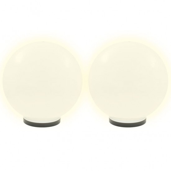 LED lempos, rutulio formos, 4vnt., sferinės, 40cm, PMMA