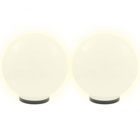 LED lempos, rutulio formos, 2vnt., sferiniai, 40cm, PMMA