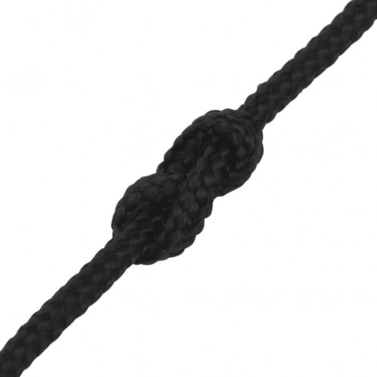 Valties virvė, visiškai juoda, 2mm, 50m, polipropilenas